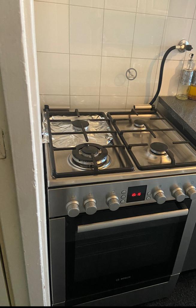 Fornuis, Witgoed en Apparatuur, Fornuizen, Ophalen, Gebruikt, Warmhoudplaat, 60 cm of meer