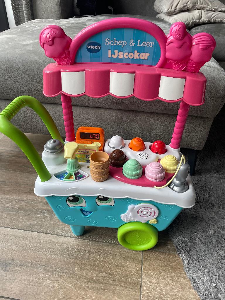 Speelgoed ijsco kar Vtech, Ophalen, Gebruikt, Complete set