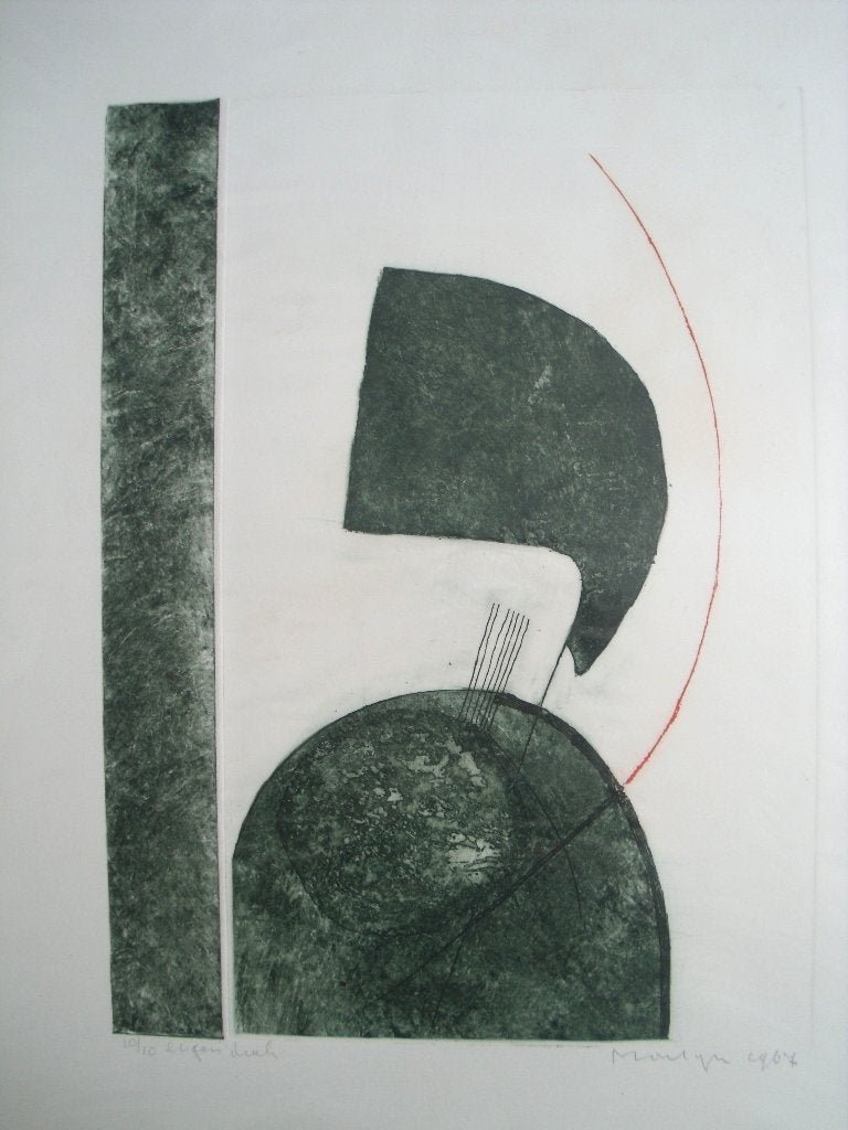 Jan Montyn (1924-2015) zonder titel - nr. 10/10 - 1967, Ophalen of Verzenden