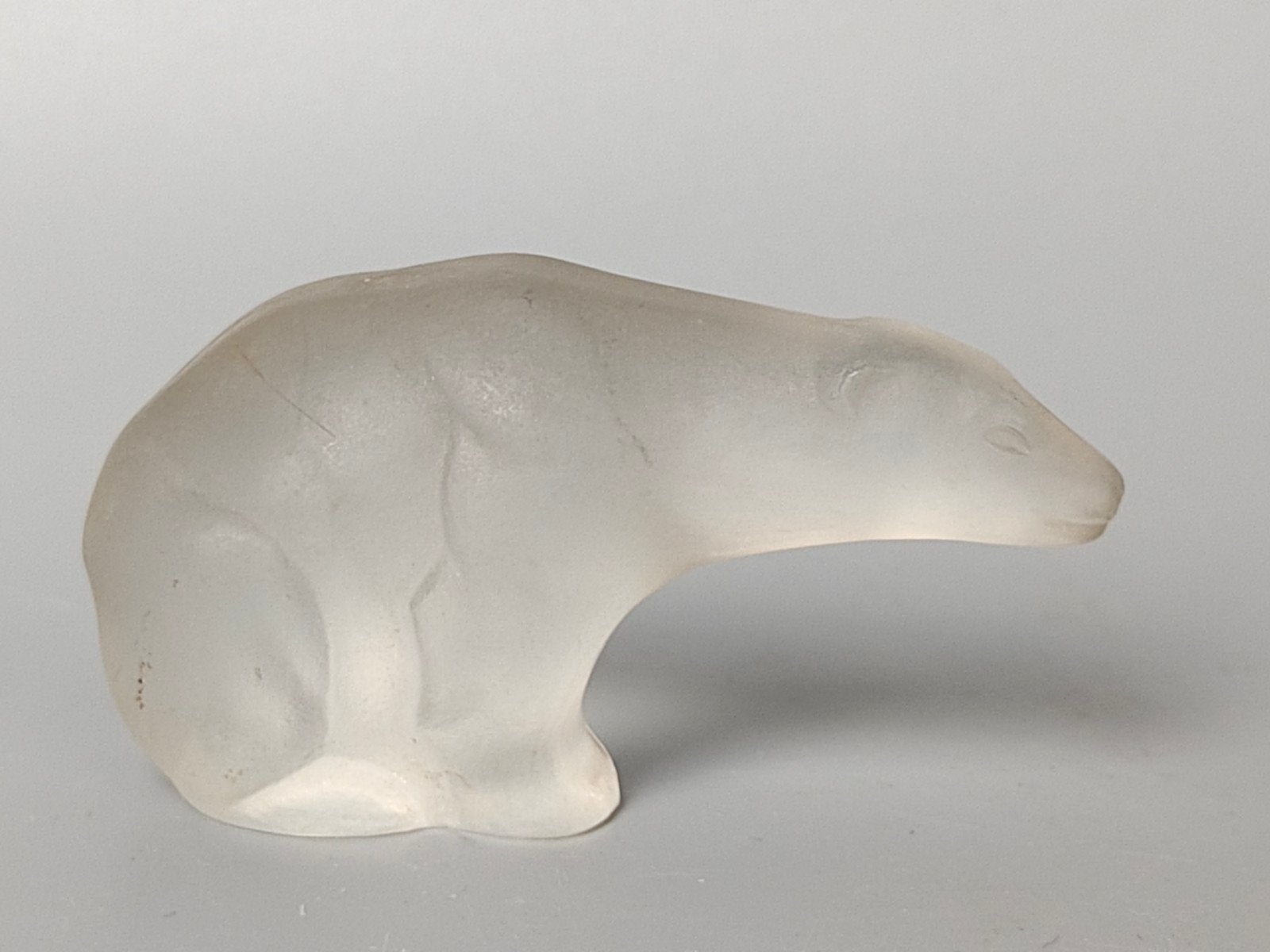 Sculptuur ijsbeer glas Sabino Lalique stijl Polar Bear, Verzenden