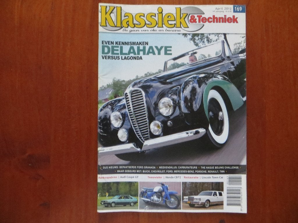 Klassiek & Techniek 169 Delahaye 135 MS, Lagonda 3.0L, Ophalen of Verzenden, Nieuw, Algemeen
