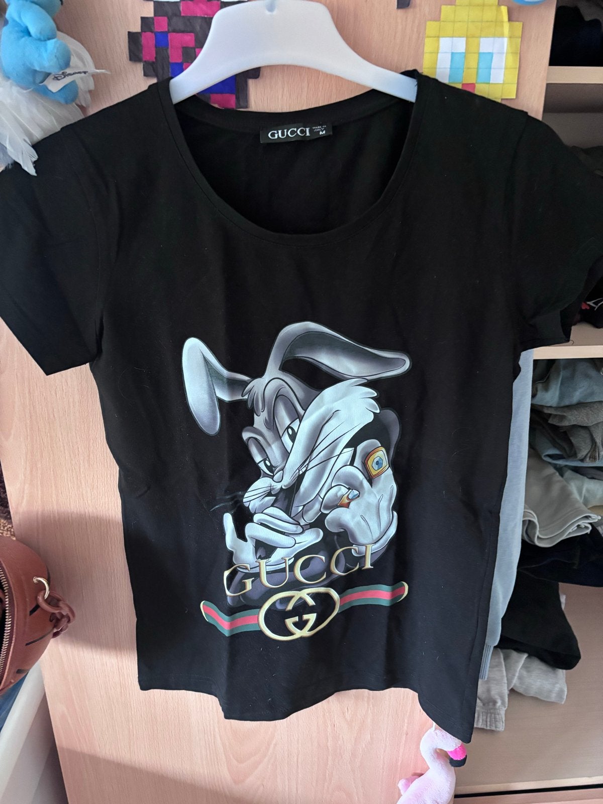 Nep Gucci Looney Tunes T-shirt Zwart, Kleding | Dames, T-shirts, Ophalen of Verzenden, Zwart, Korte mouw