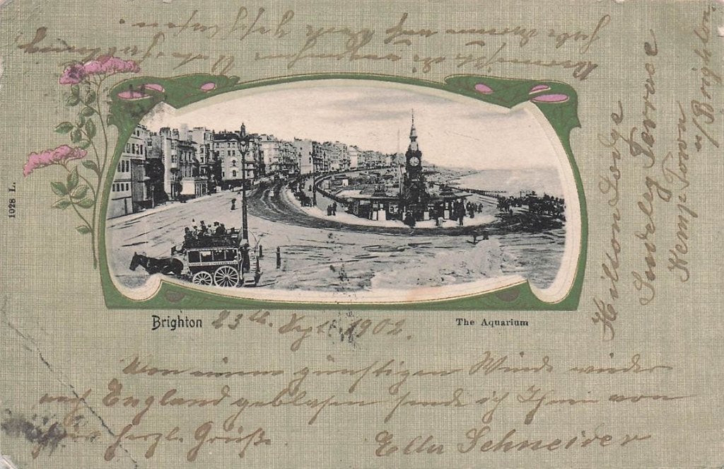 703-297-051 Brighton The Aquarium, Verzenden, Voor 1920, Engeland
