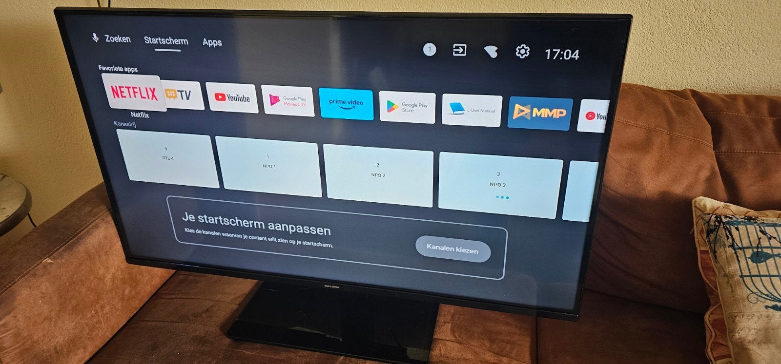 Salora 40QLED320 33-42 inch Smart TV, QLED, 50 Hz, Zo goed als nieuw, 100 cm of meer