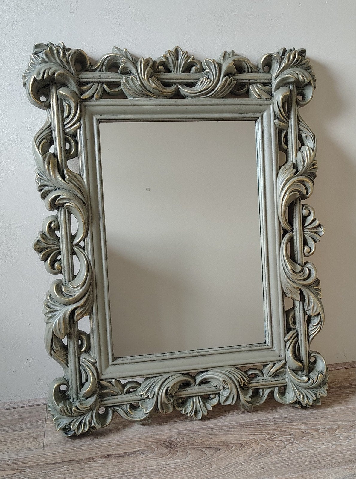 CHIQUE BROCANTE SPIEGEL | LICHEN & GOUD, Ophalen, Antiek, chique, landelijk, brocante, vintage, Minder dan 100 cm
