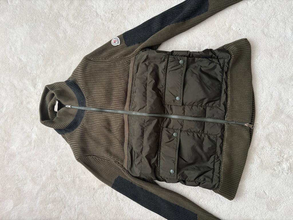 Moncler Jas Maat M - Stijlvolle en Warme Herenjas, Ophalen of Verzenden, Zo goed als nieuw, Maat 48/50 (M), Groen