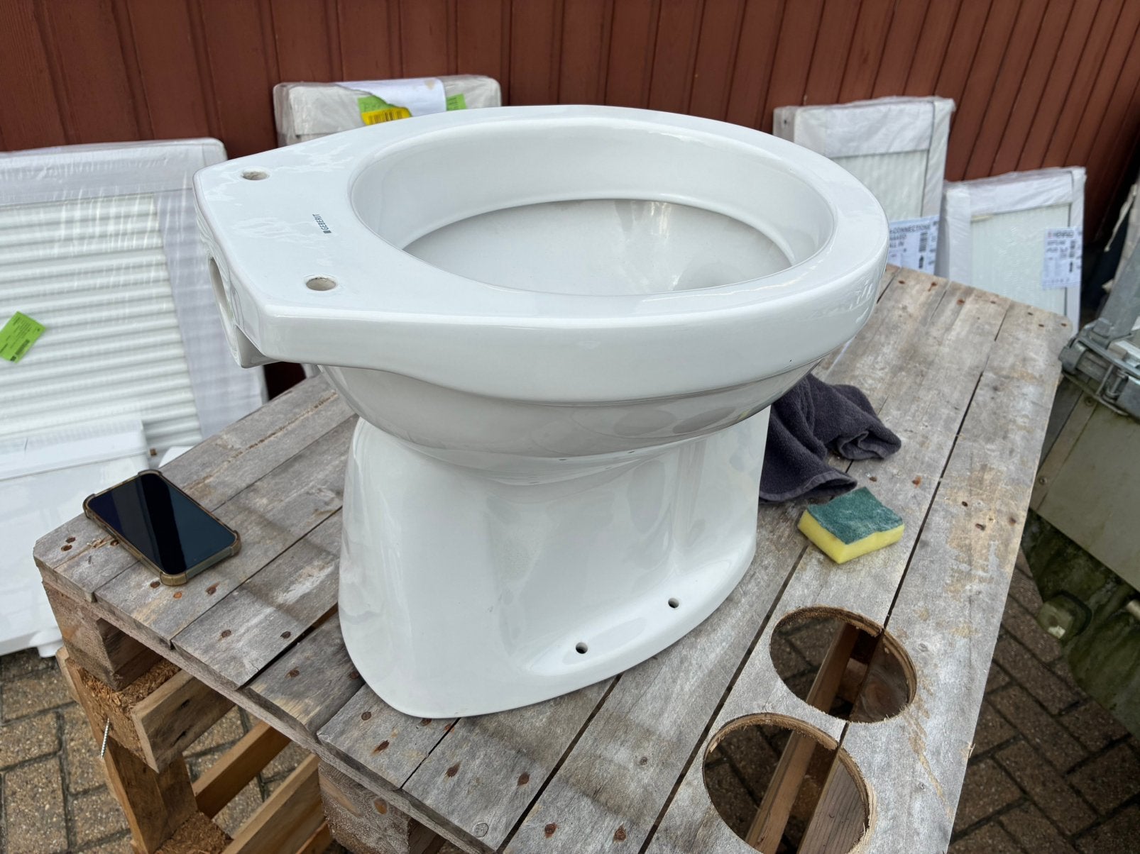 Wc, Ophalen, Zo goed als nieuw, Toilet