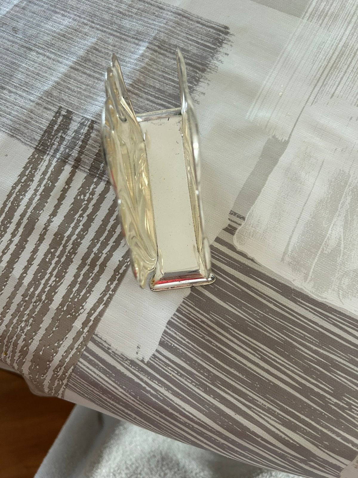 Verzilverde servethouder, Ophalen, Zo goed als nieuw, Glas of Kopje