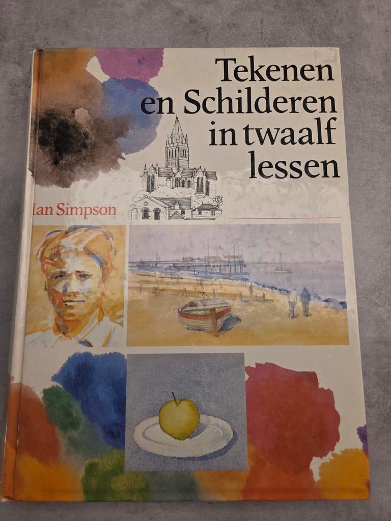 Tekenen en schilderen in twaalf lessen, Ophalen of Verzenden, Zo goed als nieuw, Tekenen en Schilderen