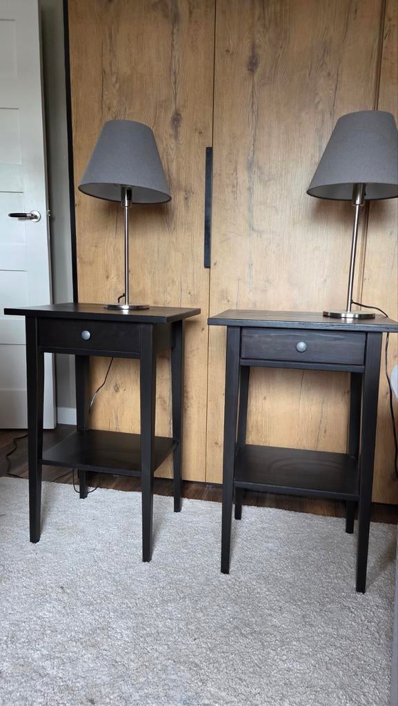 2 hemnes ikea nachtkastjes, Huis en Inrichting, Ophalen, Zo goed als nieuw, Minder dan 45 cm