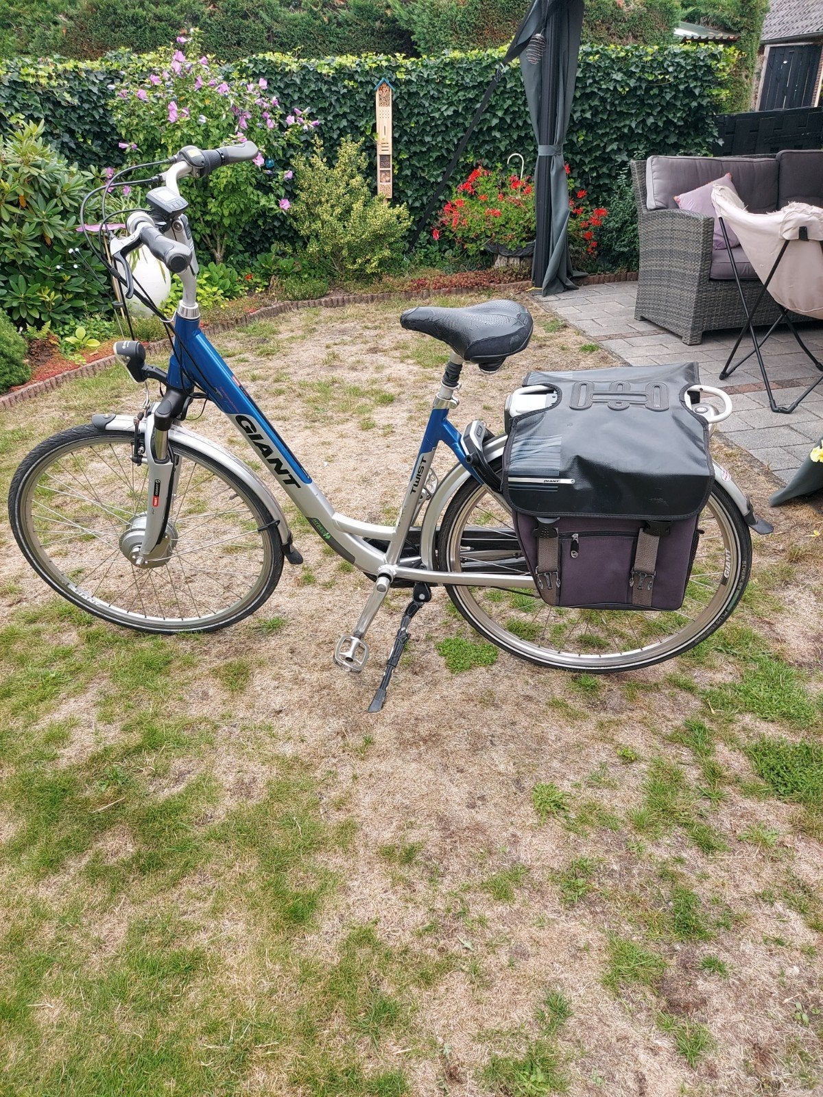 Giant Twist elektrische fiets met 7 versnellingen, Gebruikt, 55 tot 59 cm, 30 tot 50 km per accu, Ophalen