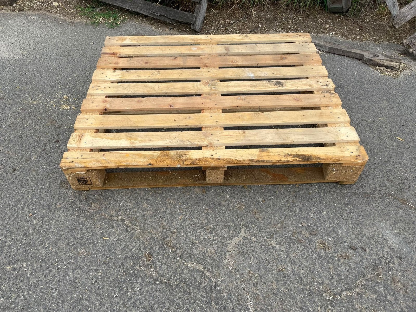 Blokpallets, Ophalen, Hout