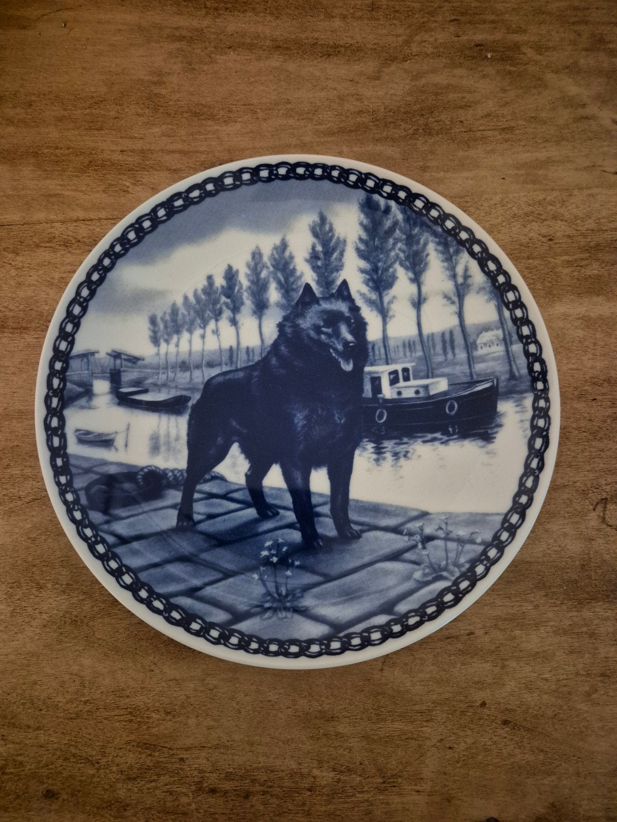 Bord Deens design Schipperke, Verzenden