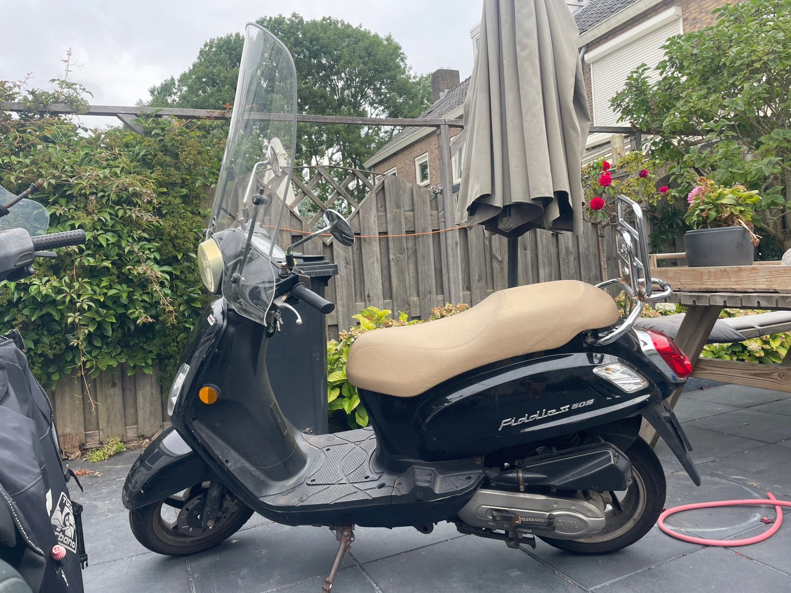 SYM Fiddle II 25 E4 (geel kenteken) - Loop-/sloopproject, Ophalen, Gebruikt, Maximaal 45 km/u, Benzine