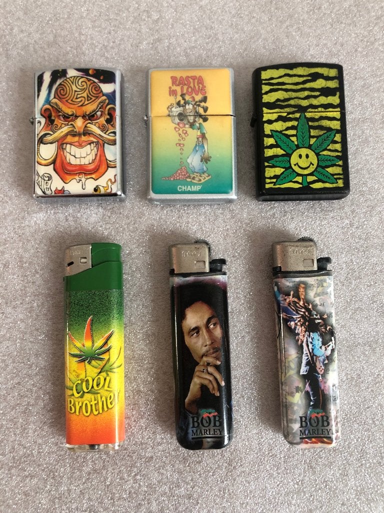 Reggae Rasta Bob Marley aanstekers aansteker, Ophalen of Verzenden, Gebruikt, Aansteker