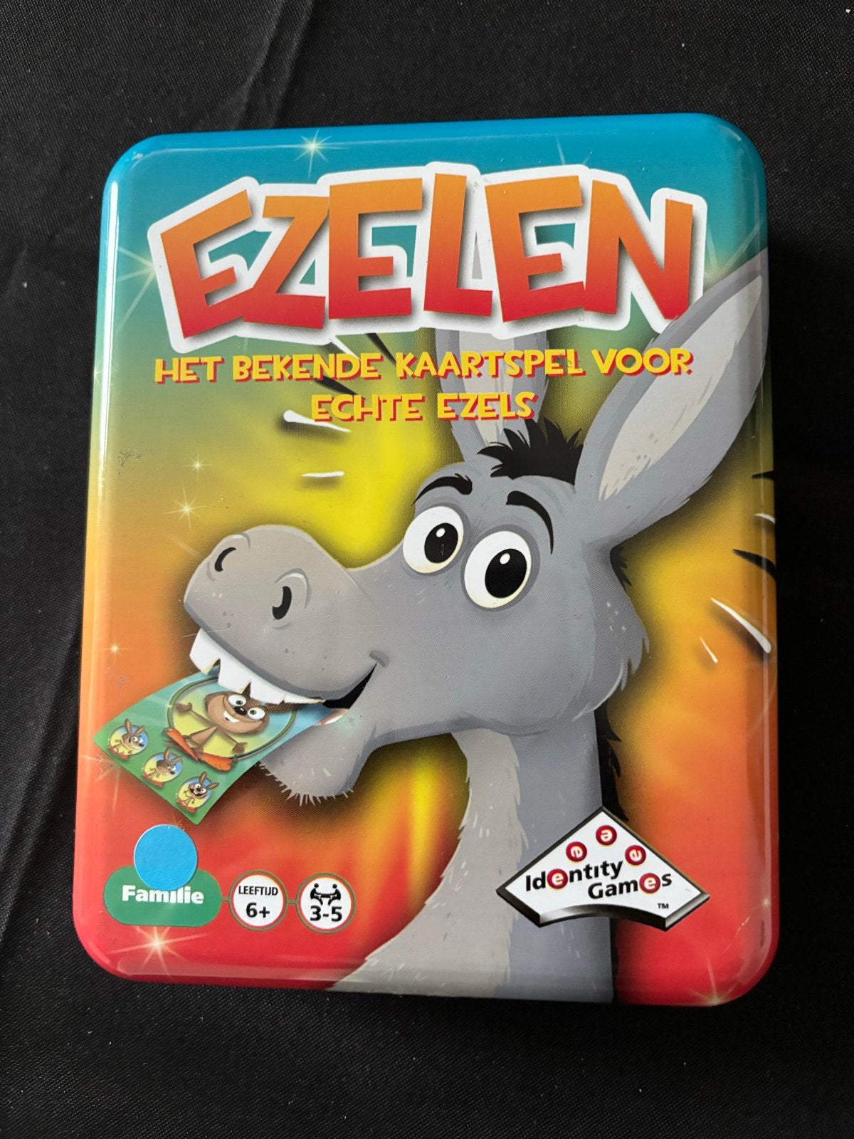 Ezelen Kaartspel - Het Bekende Kaartspel voor Echte Ezels, Drie of vier spelers, Ophalen of Verzenden, Zo goed als nieuw