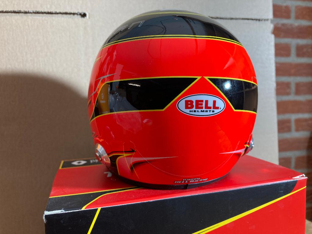 ✅ Esteban Ocon 2020 helm 1:2 Renault / Alphine 1/2 Formule 1, Verzamelen, Automerken, Motoren en Formule 1, Ophalen of Verzenden