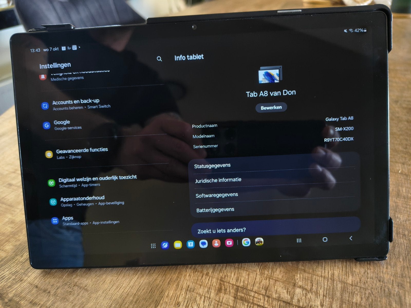 Samsung tab a8, Gebruikt, 128 GB, Wi-Fi, Samsung Tab A8