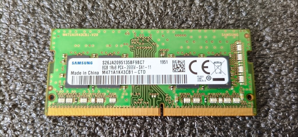 Samsung 8gb ddr4 sodimm geheugen 2666v, Computers en Software, RAM geheugen, Samsung, Gebruikt, DDR4, 8 GB
