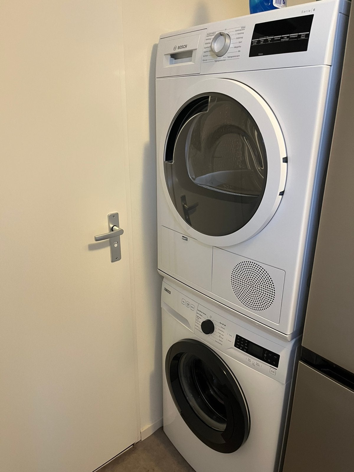 Zanussi 8kg wasmachine zgan 60cm wit, Witgoed en Apparatuur, Ophalen, Zo goed als nieuw, 85 tot 90 cm