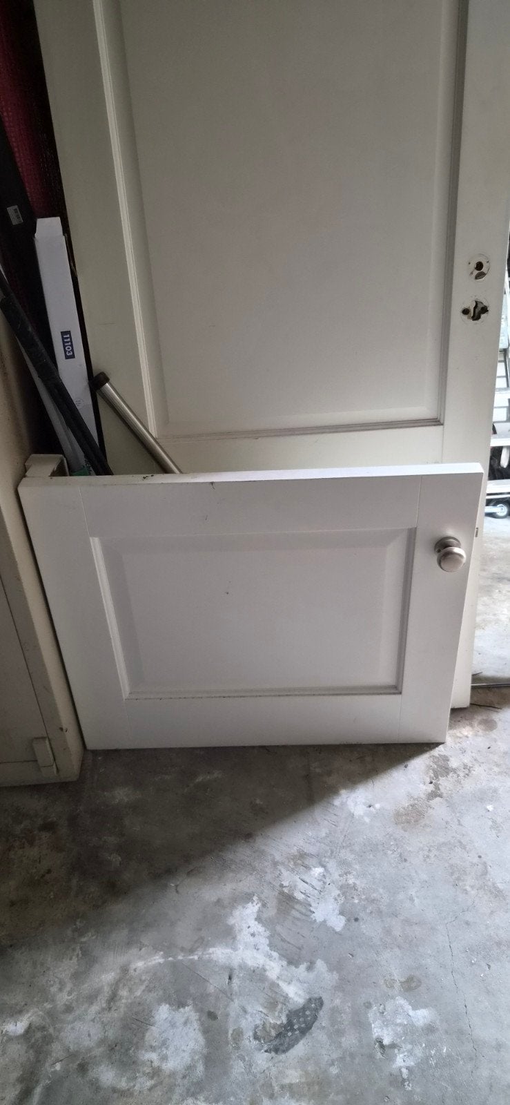 Halve deur, ideaal als traphekje of decoratie, Doe-het-zelf en Verbouw, Ophalen, Gebruikt, Minder dan 80 cm, Overige typen