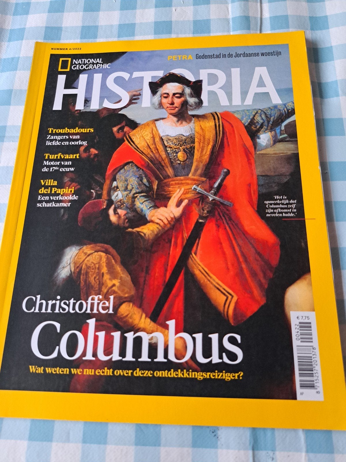 National Geographic Historia - Christoffel Columbus, Ophalen of Verzenden, Zo goed als nieuw, Overige typen