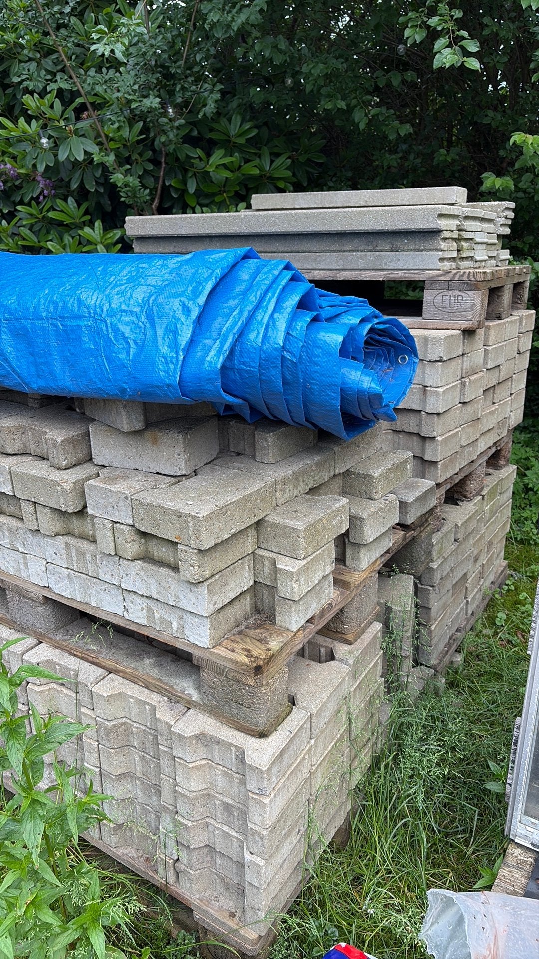Gebruikte H-klinkers, Tuin en Terras, Ophalen, Gebruikt, Klinkers, 10 m² of meer