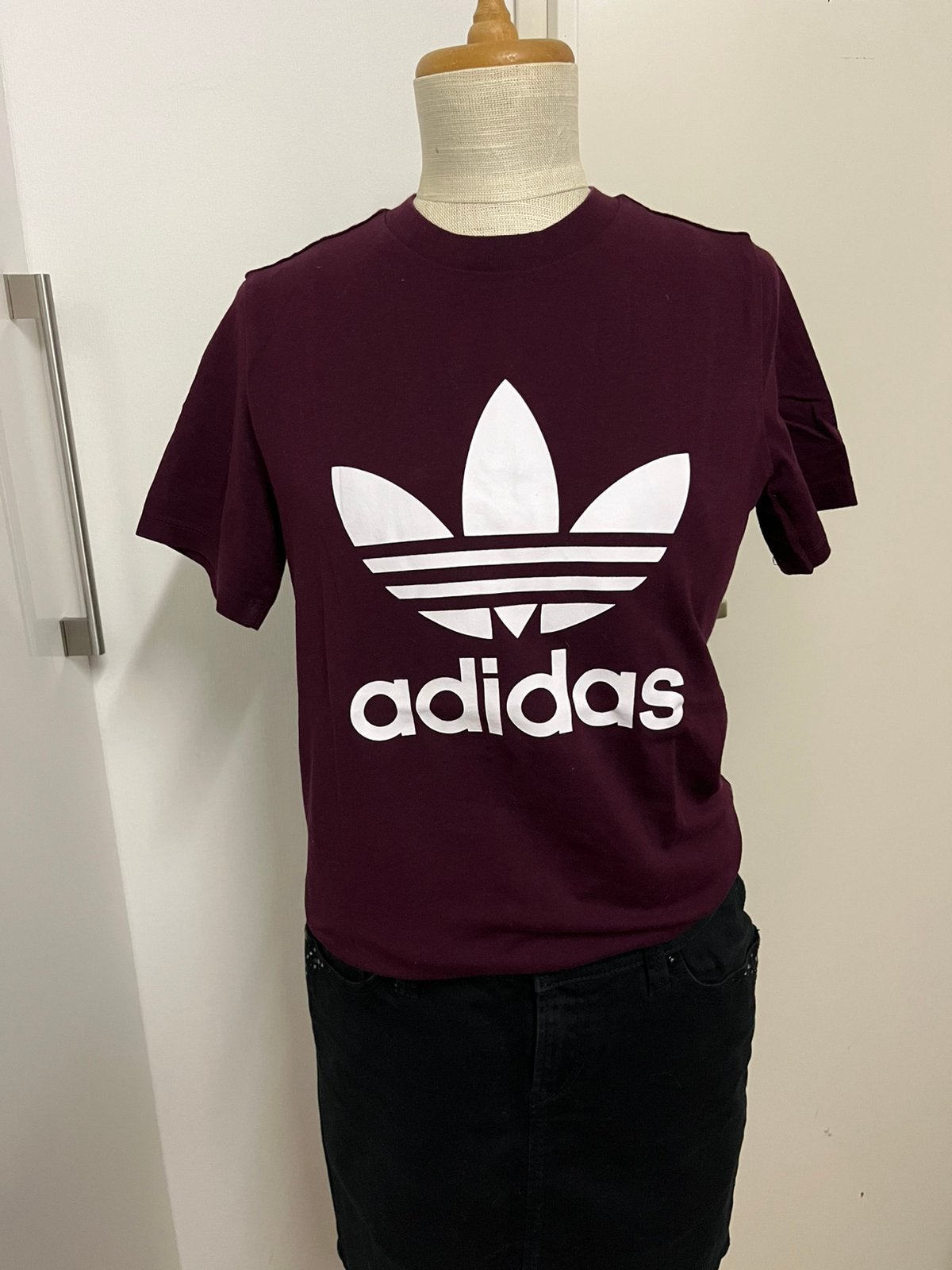 Adidas shirt/36, Ophalen of Verzenden, Zo goed als nieuw, Rood, Korte mouw