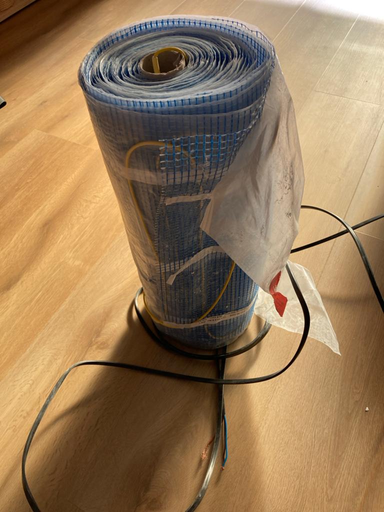 Elektrische vloerverwarming 6m2 - Nordholm FTT 50-1200, Ophalen of Verzenden, Zo goed als nieuw, 15 m² of meer, Zeil