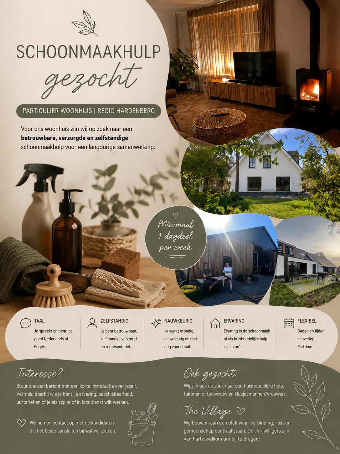 Schoonmaker/schoonmaakster gezocht - Hardenberg, Overige niveaus, Geschikt als bijbaan, Freelance of Uitzendbasis, Overige uren