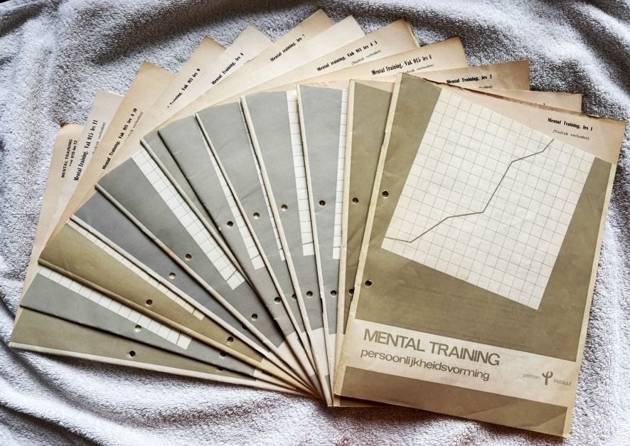 Pelman MENTAL TRAINING cursus persoonlijkheidsvorming, Diversen, Papierwaren, Verzenden, Gebruikt