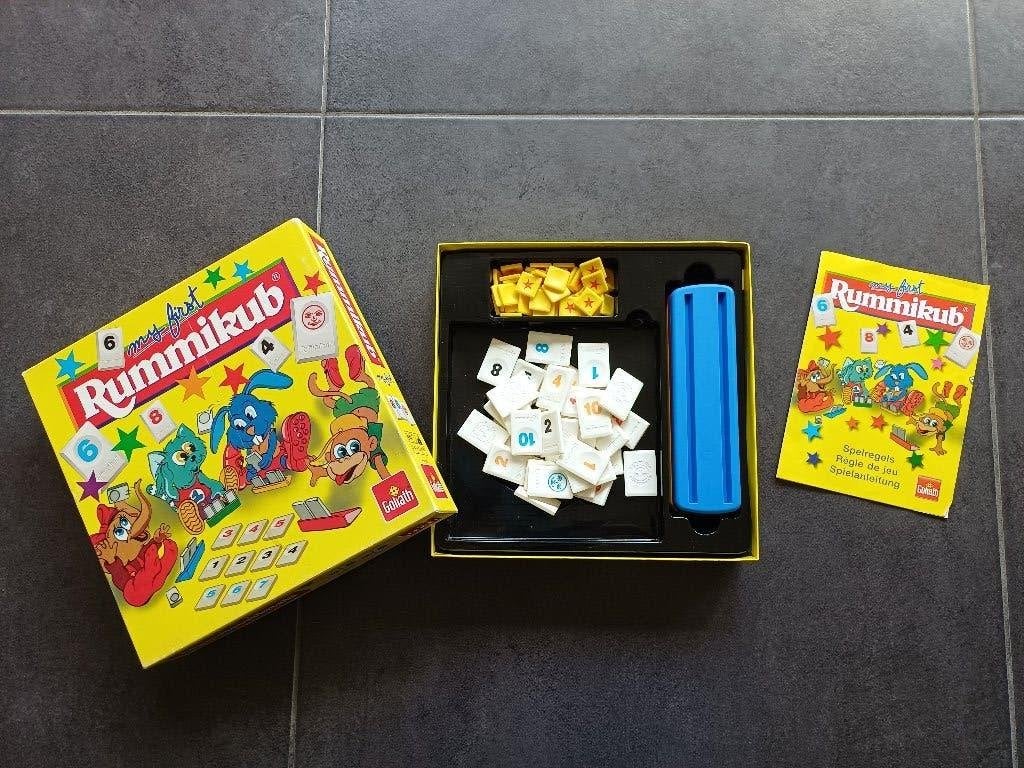 My first Rummikub; compleet!, Een of twee spelers, Ophalen of Verzenden, Zo goed als nieuw, Goliath