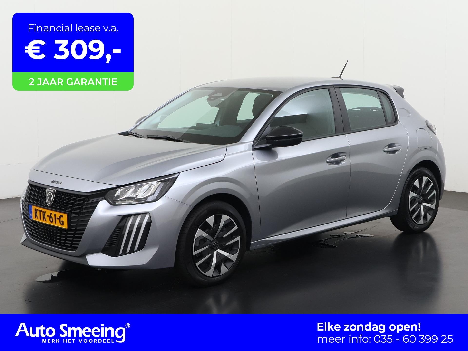 Peugeot 208 1.2 Hybrid 110 e-DCS6 Allure | Digital Cockpit |, Auto's, 12 maanden, 1195 kg, Gebruikt, Euro 6