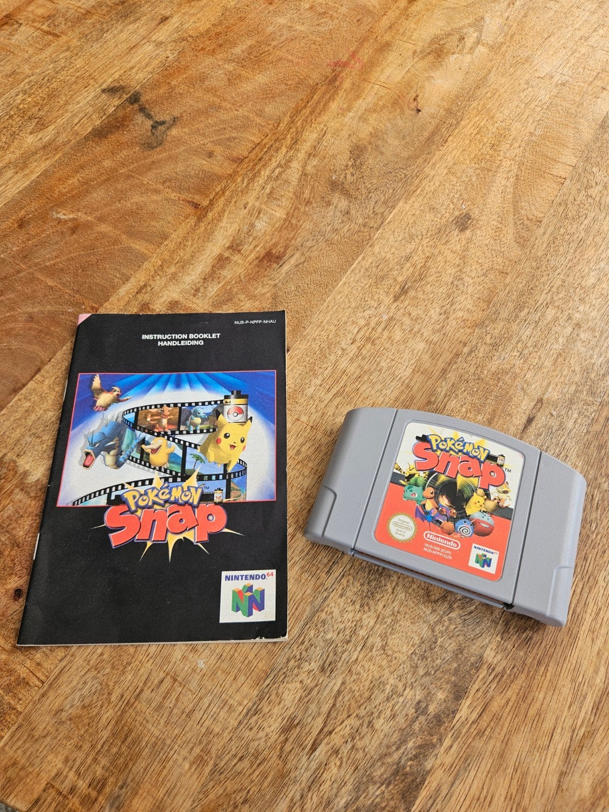 Pokémon Snap Nintendo 64 (N64) met handleiding, Gebruikt, Overige genres, 1 speler, Ophalen of Verzenden