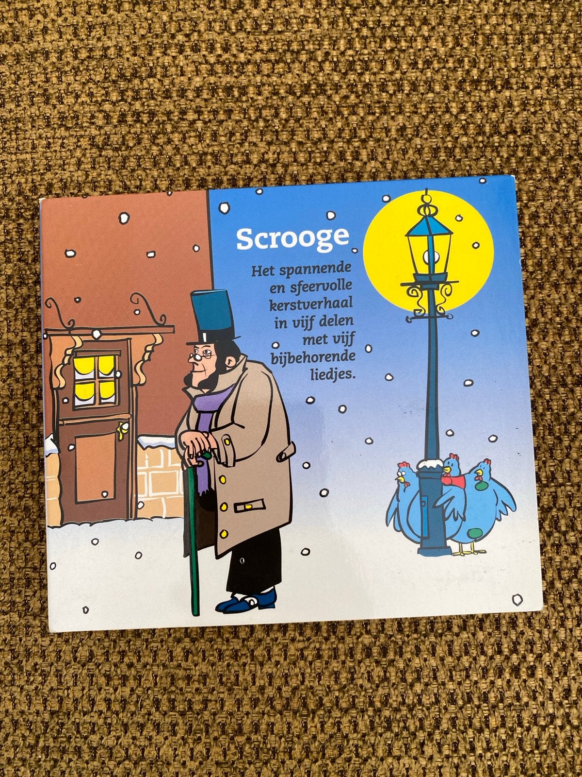 Scrooge: Kerstverhaal met liedjes - de Kippets cd, Ophalen of Verzenden, Album, 3 tot 5 jaar, Zo goed als nieuw