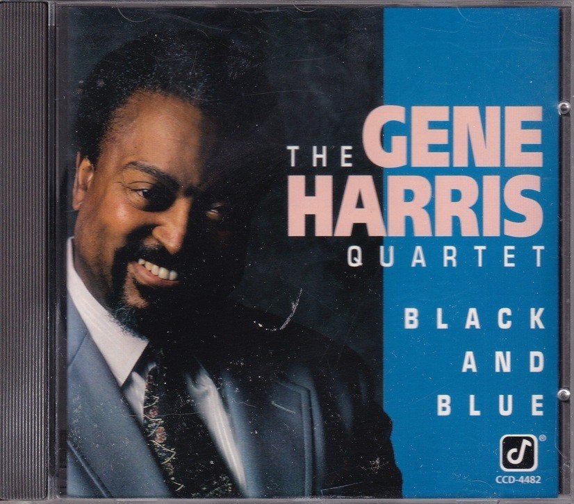 THE GENE HARRIS QUARTET - BLACK AND BLUE, Cd's en Dvd's, Verzenden, Zo goed als nieuw, Jazz
