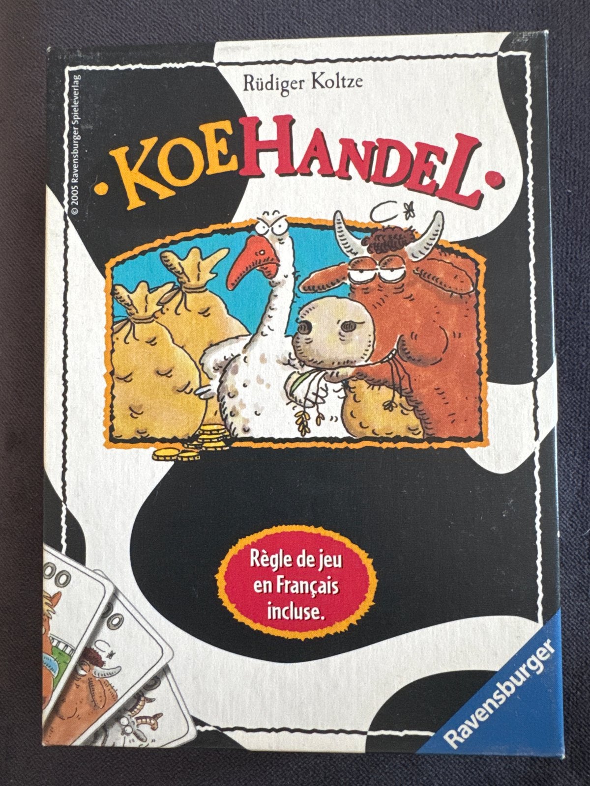 Koehandel - Ravensburger kaartspel, Drie of vier spelers, Ophalen, Gebruikt