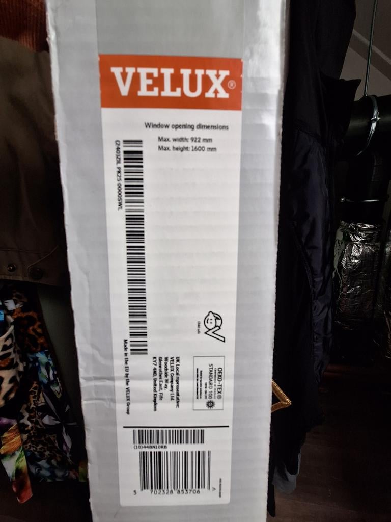 Velux hor - Nieuw in doos (max. 92.2x160 cm), Ophalen, Nieuw
