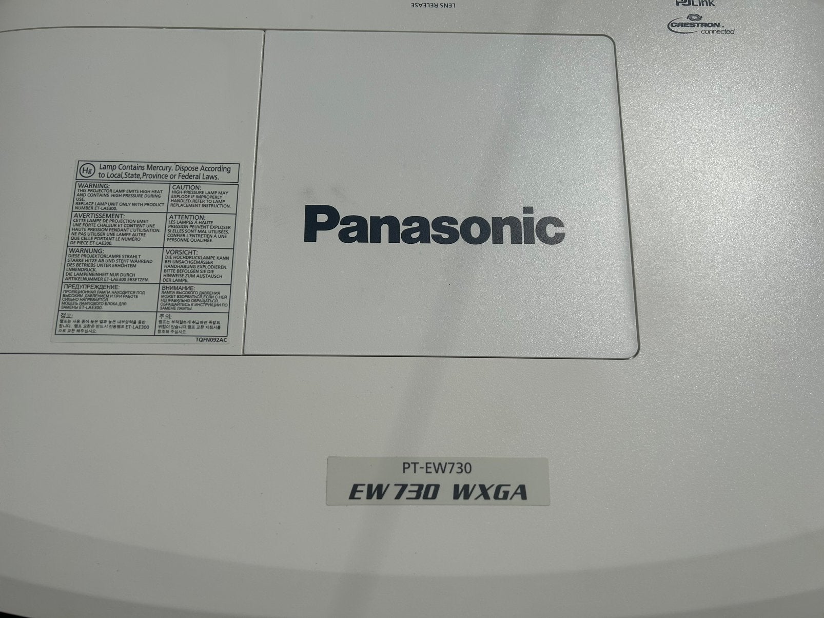 Panasonic PT-EW730 WXGA Projector, Ophalen, Panasonic, Overige resoluties, Gebruikt