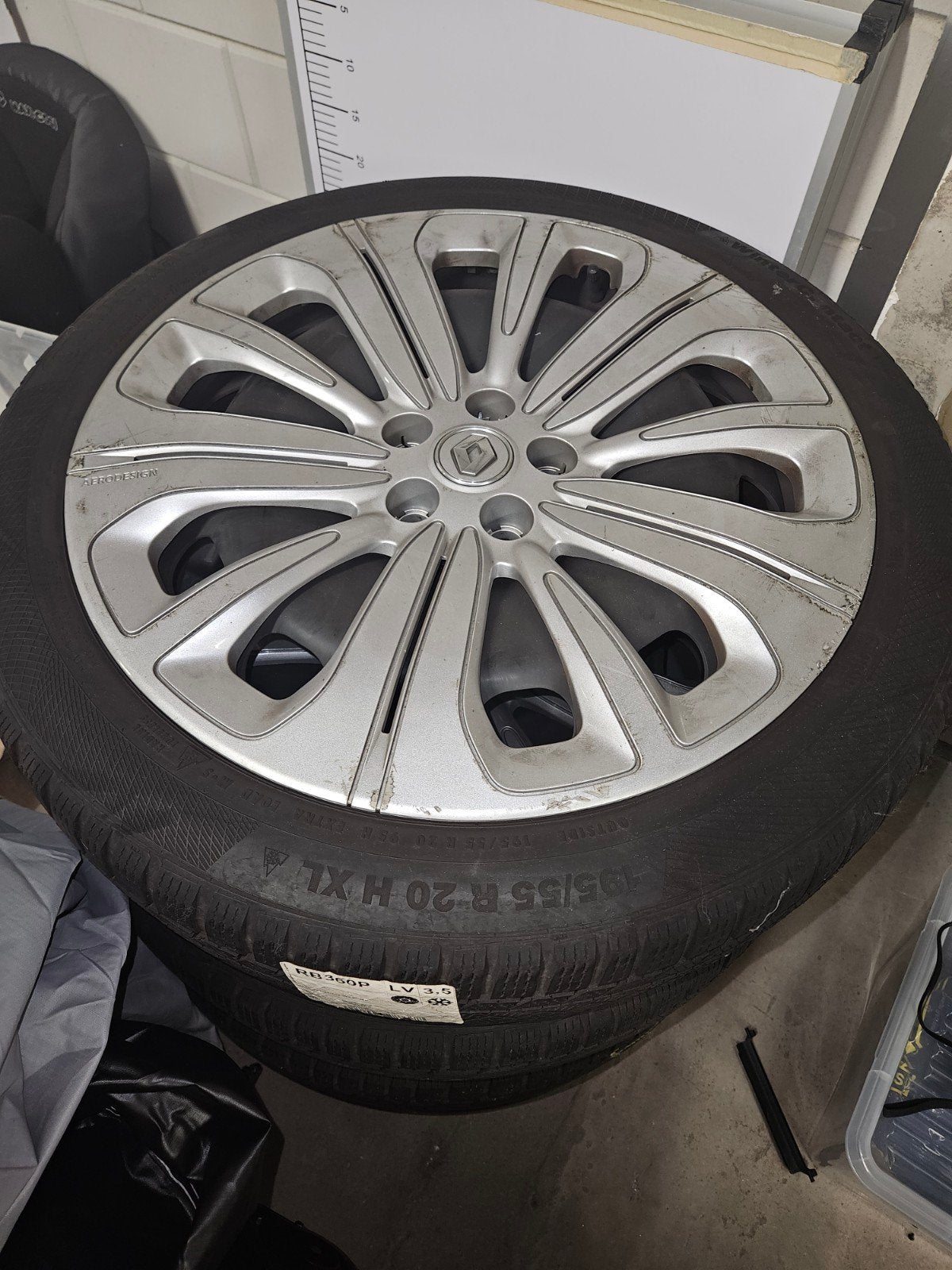 Winterbanden Renault Scenic IV 195/55R20 Continental, Ophalen, Gebruikt