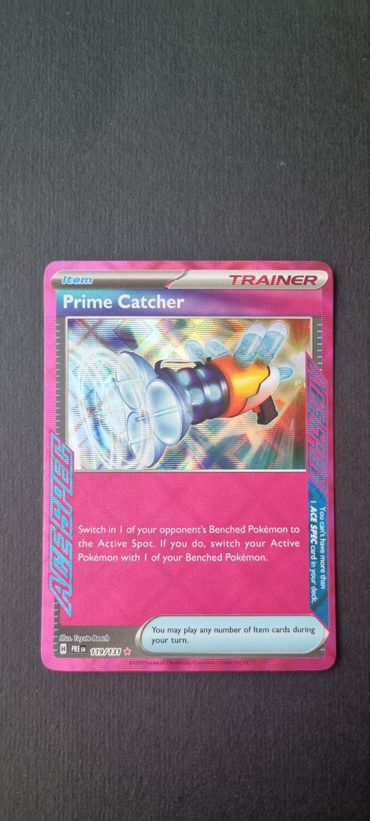 Prime Catcher PRE 119 excellent, Ophalen of Verzenden, Gebruikt, Losse kaart
