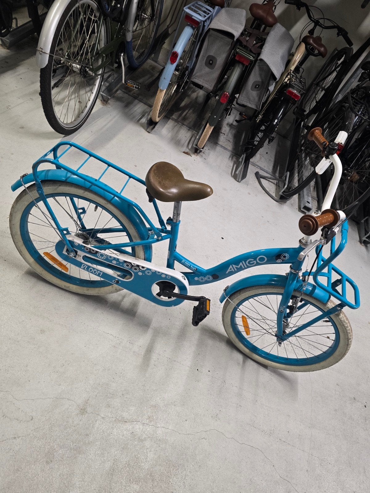 Blauwe Amigo Kinderfiets, Ophalen, Gebruikt, Amigo, Terugtraprem