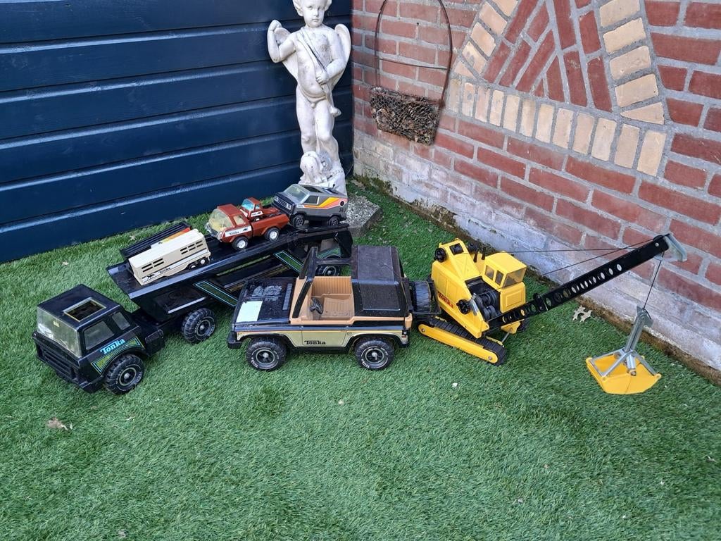 Vintage Tonka Speelgoed Voertuigen Collectie, Ophalen, Gebruikt