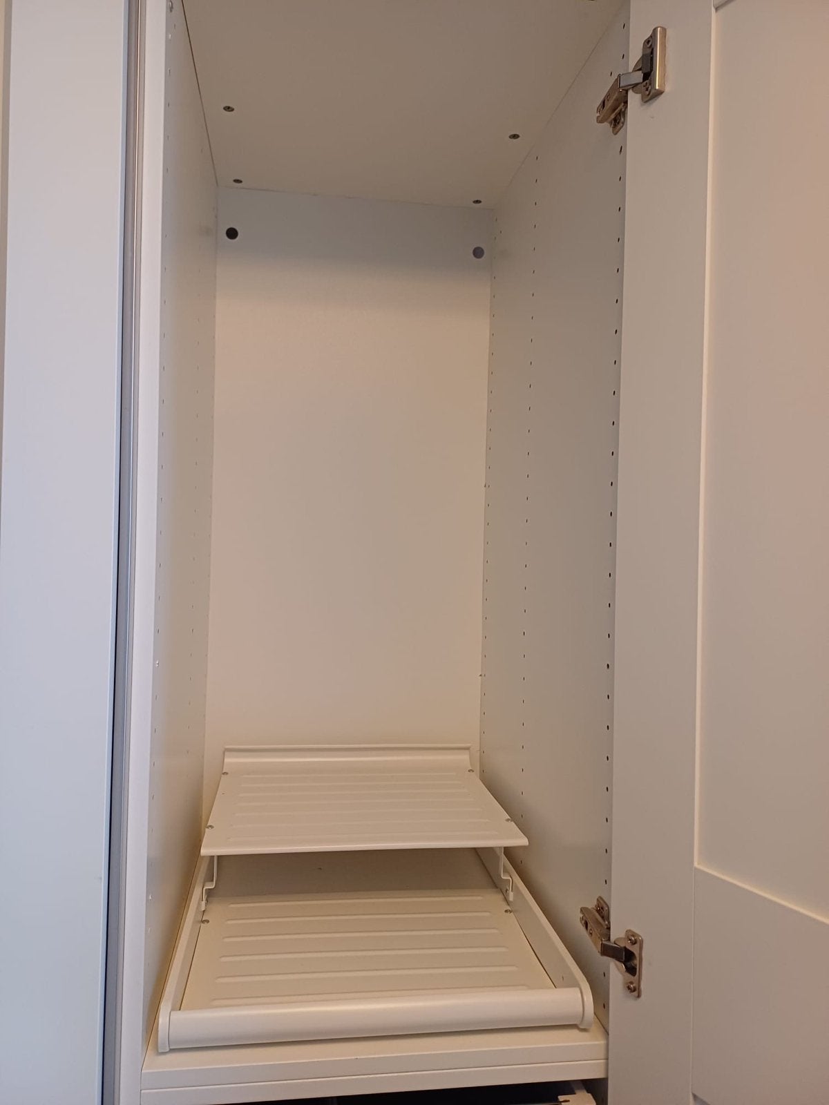 IKEA PAX Uittrekbare plank met lade - Zo goed als nieuw, Zo goed als nieuw, Minder dan 100 cm, Metaal, Met lade(s)