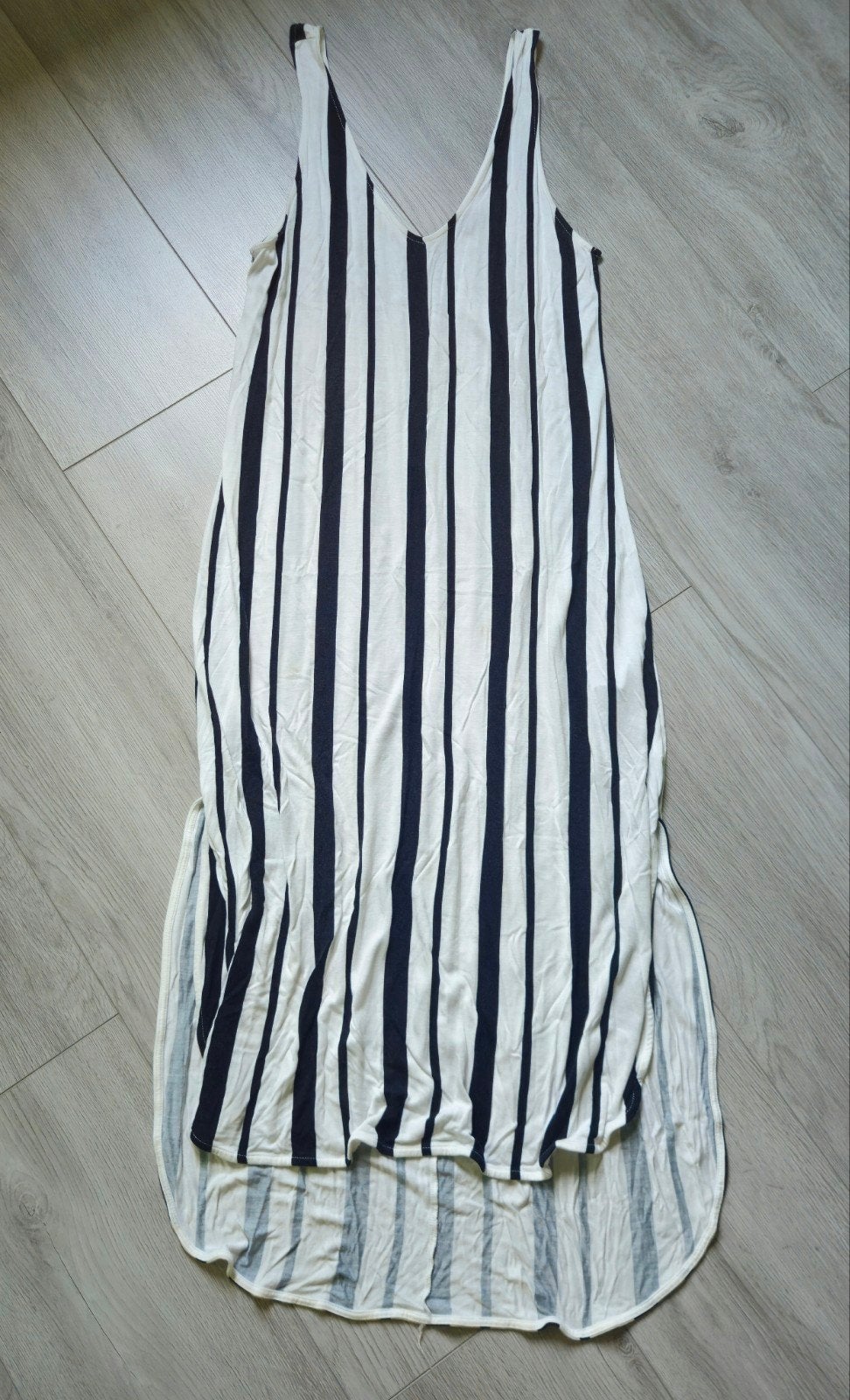 Gina Tricot gestreepte maxi-jurk maat XL, Kleding | Dames, Gina Tricot, Ophalen of Verzenden, Maat 46/48 (XL) of groter