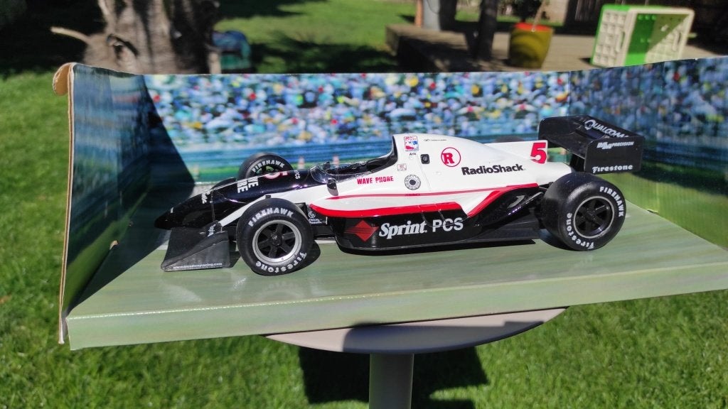 Miniatuur Indy 500 Arie Luyendijk 1998 Masito 1:18, Ophalen of Verzenden, Zo goed als nieuw, Auto, Maisto