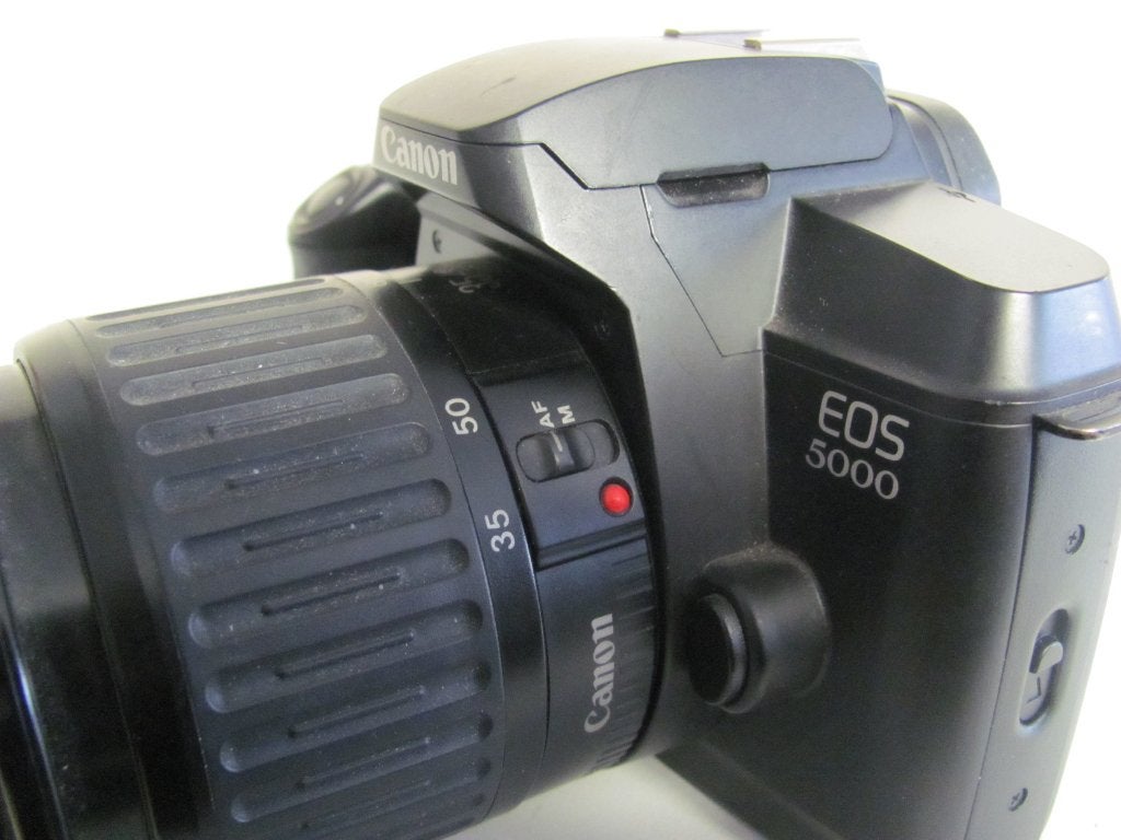 Canon spiegelreflexcamera EOS 5000 met 35-80mm, Ophalen of Verzenden, Zo goed als nieuw, Spiegelreflex, Canon