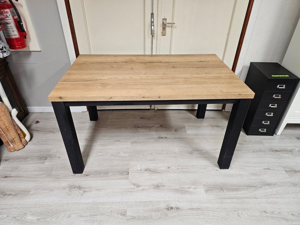 Mooie Lamulux eettafel voor €120,-!, Ophalen, Gebruikt, 100 tot 150 cm, 50 tot 100 cm