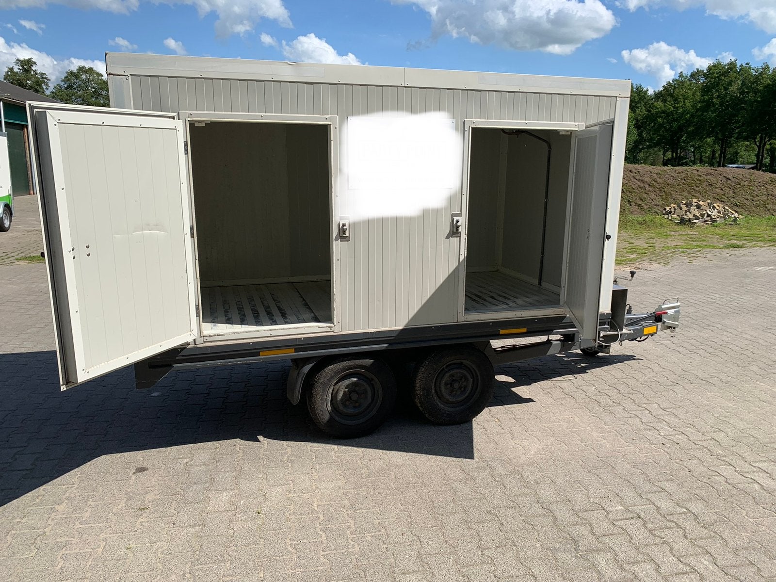 Koelwagen - koelaanhanger, Ophalen, Gebruikt