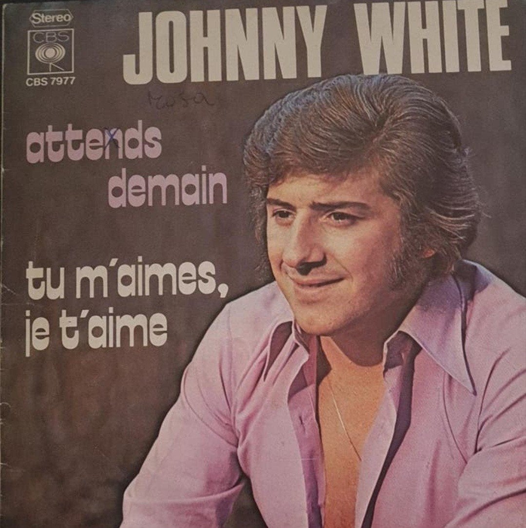 JOHNNY WHITE - ATTENDS DEMAIN, Ophalen of Verzenden, Gebruikt
